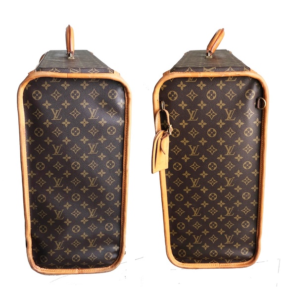 Louis Vuitton Large Monogram Suitcase Luggage with Combination Lock & ID Vintage - Picture 5 of 11
